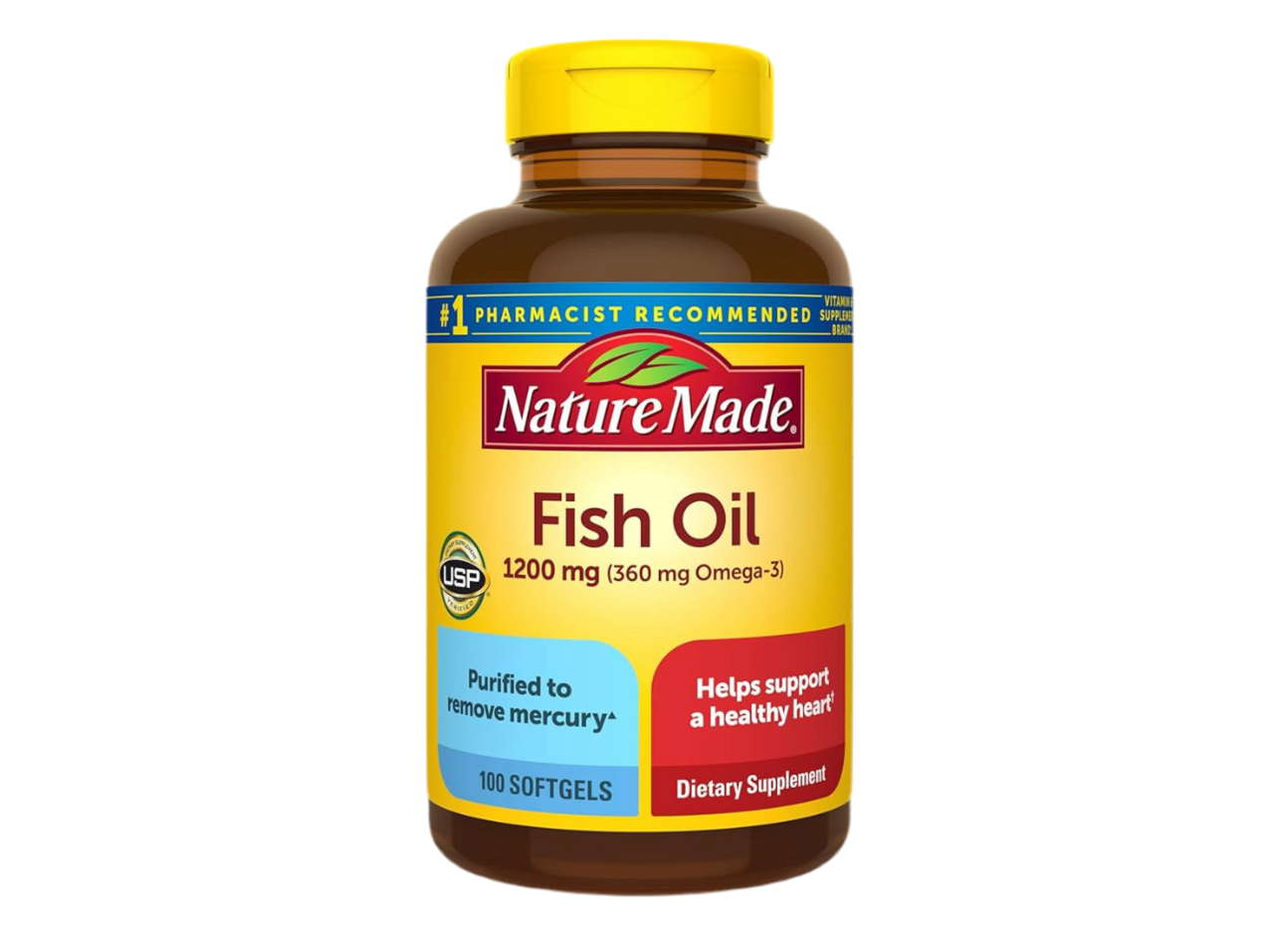 Omega 3 fish oil softgels