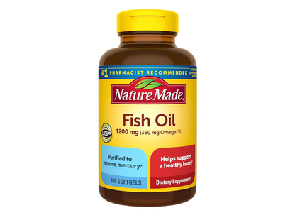 Omega 3 fish oil softgels